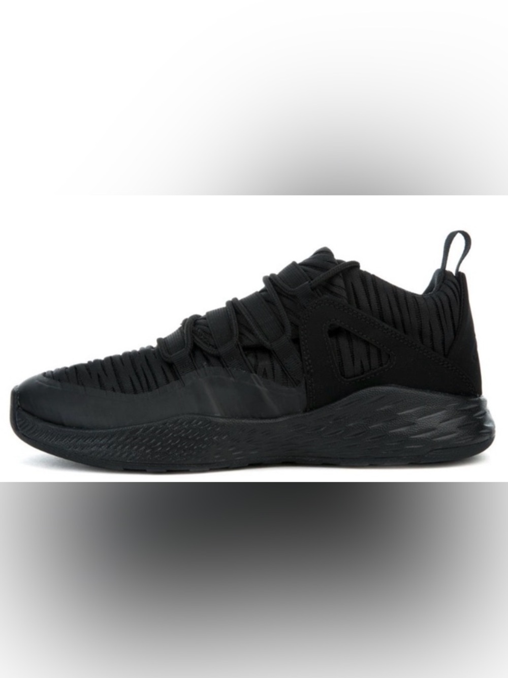 EUC [Jordan] Formula 23 Low All Black Mesh Fabric Athletic Sneakers Men’s Sz 11 - Picture 2 of 13